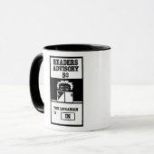 Mug Le bibliothécaire est DEDANS (Devant gauche)