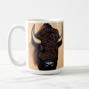 Mug Le Bison Majestueux - Un Symbole De Pouvoir Et De
