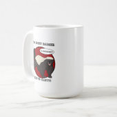 Mug Le blaireau de miel de Badassed (Devant gauche)