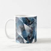 Mug Le bleu et le gris. Abstraction. (Gauche)