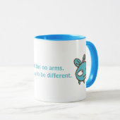 Mug Le bleu n'a pas d'armes. (Devant droit)