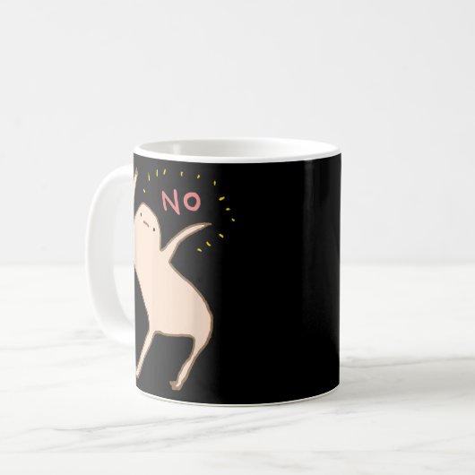 Mug Le Blob Honnête Dit Non (Devant gauche)