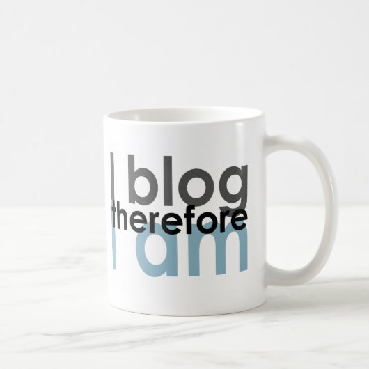 Mug Le blog I donc je suis (Droite)