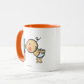 Mug Le bocal à poissons embrasse le poisson rouge (Devant gauche)