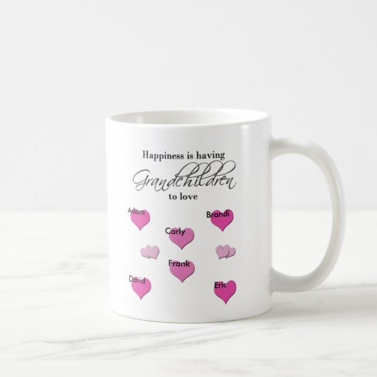Mug Le bonheur a des petits-enfants à aimer (Droite)