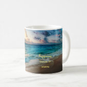 Mug Le bonheur arrive par vagues (Devant droit)