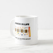 Mug Le bonheur dans la vie dépend du gradient (Devant gauche)