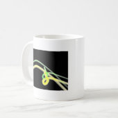 Mug Le bonheur est affectueux ce que vous attaquez (Devant gauche)