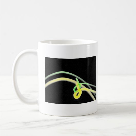 Mug Le bonheur est affectueux ce que vous attaquez (Gauche)