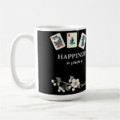 Mug Le bonheur est de jouer Mah Jongg avec les filles (Gauche)