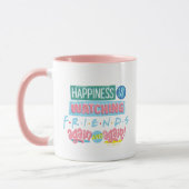 Mug Le bonheur est de regarder FRIENDS™ encore et enco (Gauche)