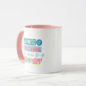 Mug Le bonheur est de regarder FRIENDS™ encore et enco (Devant gauche)