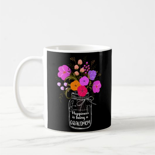 Mug Le Bonheur Est D'Être Grand-Mère Grand-Mère Maman (Gauche)