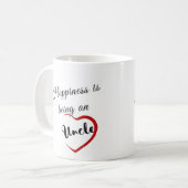 Mug Le bonheur est d'être oncle (Devant gauche)