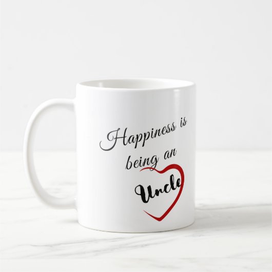 Mug Le bonheur est d'être oncle (Gauche)