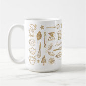 Mug Le Bonheur Est Fait Maison Gold Holiday Motif (Gauche)