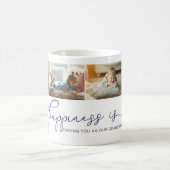 Mug Le bonheur est | Granddad Blue Calligraphy Photo (Centre)