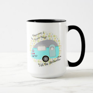 Mug Le bonheur est la manière que vous voyagez des