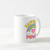 Mug Le bonheur est Power Rainbow (Devant droit)
