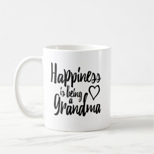 Mug Le bonheur est un coeur de grand-maman