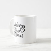 Mug Le bonheur est un coeur Mimi (Devant gauche)