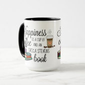 Mug Le Bonheur Est Un Livre D'Erica Stevens (Devant gauche)