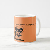 Mug "Le bonheur est un peu un baiser" (Devant droit)