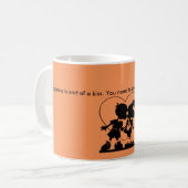 Mug "Le bonheur est un peu un baiser" (Devant gauche)