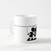 Mug "Le bonheur est un peu un baiser" (Devant gauche)