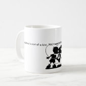 Mug "Le bonheur est un peu un baiser" (Devant gauche)