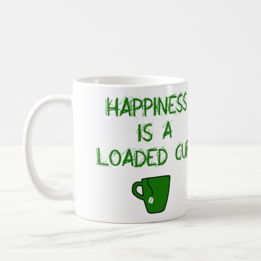 Mug Le bonheur est une coupe chargée (Gauche)