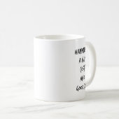 Mug "Le bonheur est une coupe de café et un bon livre" (Devant droit)