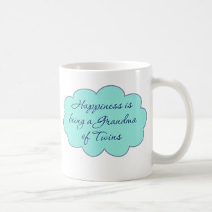 Mug Le bonheur est une grand-maman des jumeaux