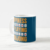 Mug Le Bonheur Joue Au Parti Mahjong Mahjong (Devant gauche)