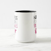 Mug Le bonheur mignon a vos clous faits (Centre)