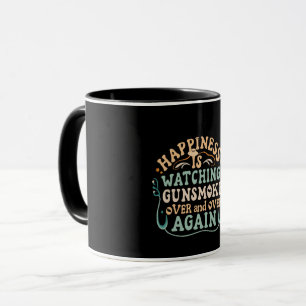 Mug Le bonheur regarde Gunfumée drôle Cowboy Casquette