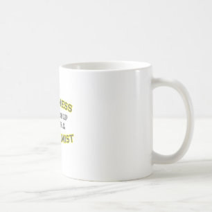 Mug Le bonheur se réveille à côté d'un biochimiste