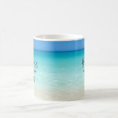 Mug Le bonheur vient à Waves Beach Citation (Centre)