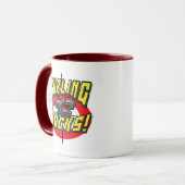 Mug Le bordage bascule des idées de T-shirts et de (Devant gauche)