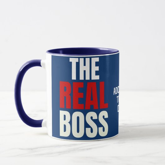 Mug Le Boss Real Couple Anniversaire Crewneck (Gauche)