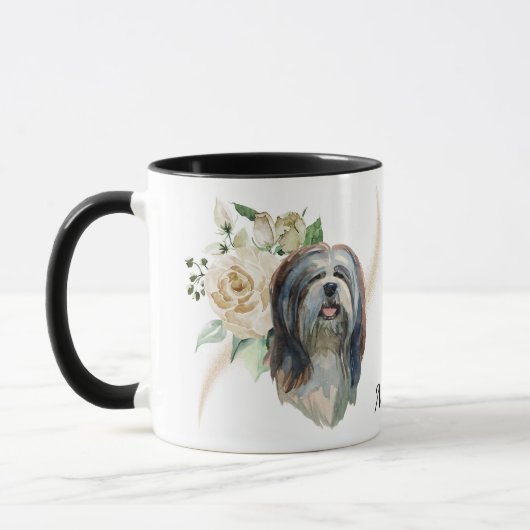Mug Le Bouquet de la Rose blanche (Gauche)