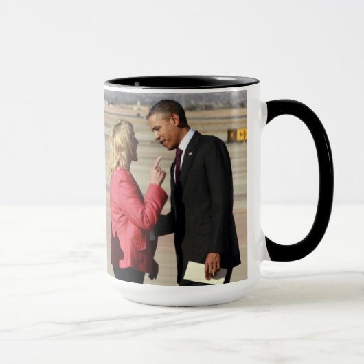 Mug Le brasseur de janv. s'étend dans Obama (Droite)