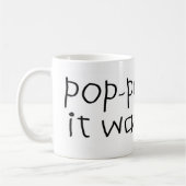 Mug Le bruit de bruit a indiqué qu'il était correct (Gauche)