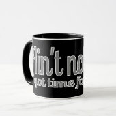 Mug Le brun de bonbon n'est personne heure obtenue (Devant gauche)