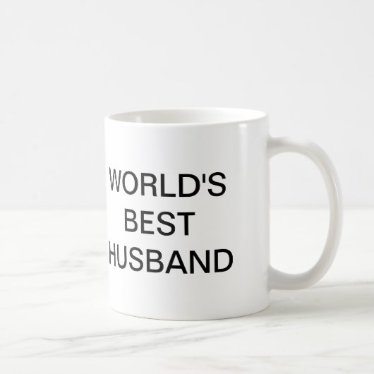 Mug Le bureau, le meilleur mari du monde (Droite)