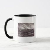 Mug Le burning de Stry, près de Lemberg (Gauche)