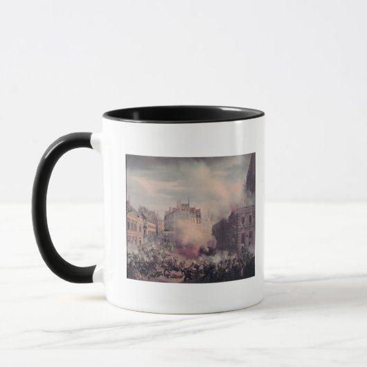 Mug Le Burning du d'Eau de château (Gauche)