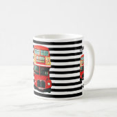 Mug Le bus de Londres sur un tapis (Devant droit)