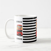 Mug Le bus de Londres sur un tapis (Gauche)