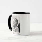 Mug Le buste de Platon a gravé par Lucas Emil (Devant gauche)